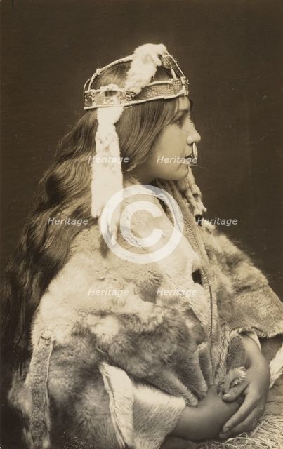 Naida, the Proud Princess, 1914. Creator: Edward Sheriff Curtis.
