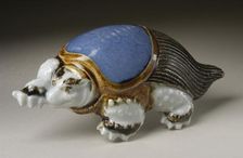 Nail cover in the Form of a Long-Tailed Turtle, 19th century. Creator: Unknown