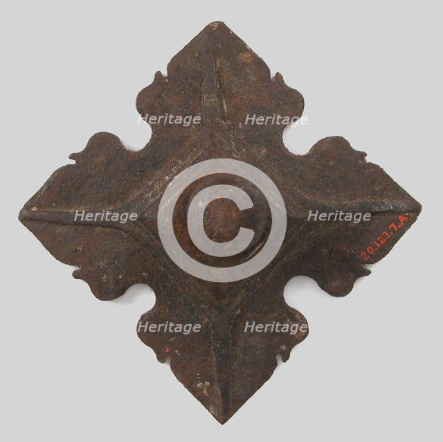 Nail, Head, French or Spanish, 16th-17th century. Creator: Unknown.
