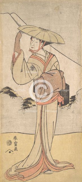 Nakamura Noshio II in the Role of Imayo uta Bikuni, 1796 (Kansei 8). Creator: Katsukawa Shunkaku.