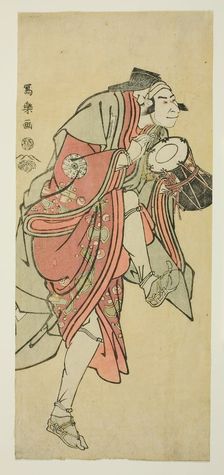 Nakamura Nakazo II in the Role of Aramaki Mimishiro Kanetora Disguised as Saiwaka, 1794. Creator: Tôshûsai Sharaku
