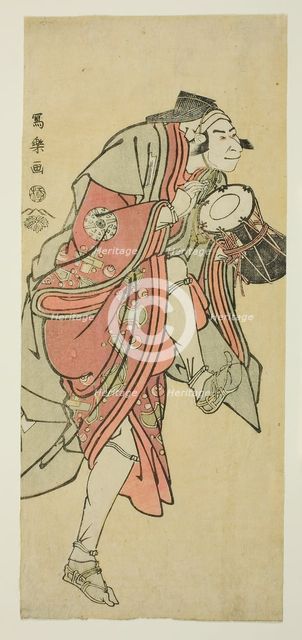 Nakamura Nakazo II in the Role of Aramaki Mimishiro Kanetora Disguised as Saiwaka, 1794. Creator: Tôshûsai Sharaku.
