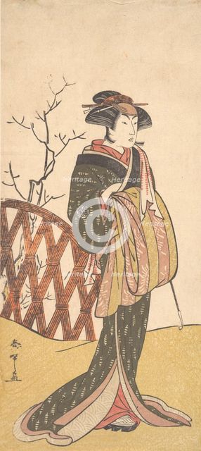Nakamura Riko, 1774. Creator: Shunsho.