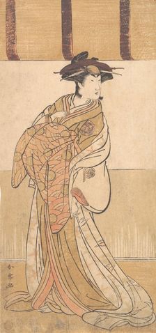 Nakamura Riko in the Role of Oiso no Tora, 2nd month, 1782. Creator: Katsukawa Shunjo