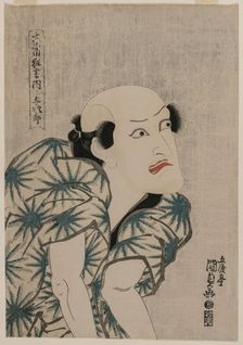 Nakamura Utaemon III as the Monkey Trainer Yojiro (from the series Famous Kabuki Plays), mid-1810s. Creator: Utagawa Kunisada (Japanese, 1786-1865)