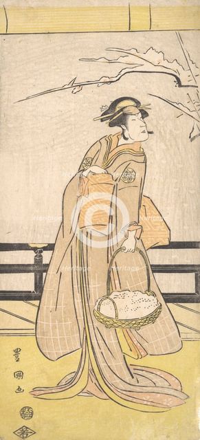 Nakayama Tomisaburo in a Female Role, ca. 1790-1825. Creator: Utagawa Toyokuni I.