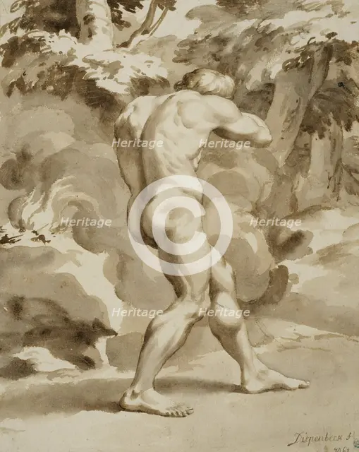 Naked man. Creator: Jan de Bisschop.