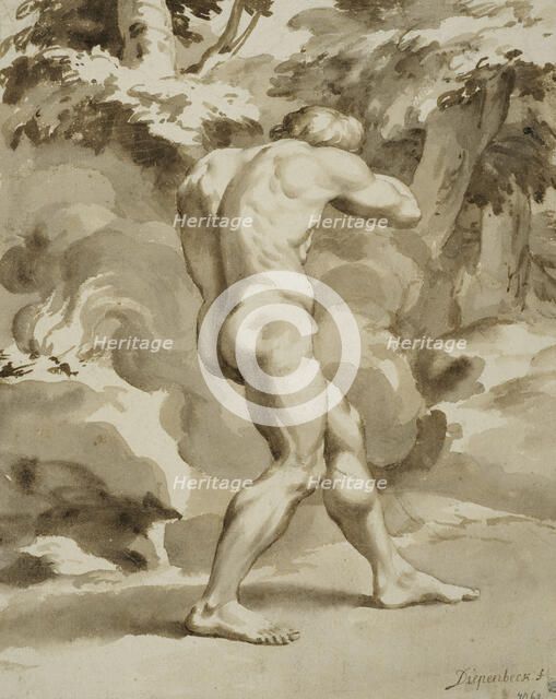 Naked man. Creator: Jan de Bisschop.