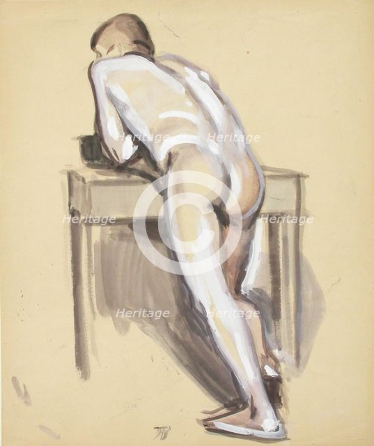 Naked practice, c1910s. Creator: Verner Thome.
