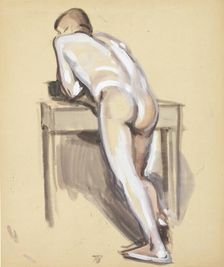 Naked practice, c1910s. Creator: Verner Thome