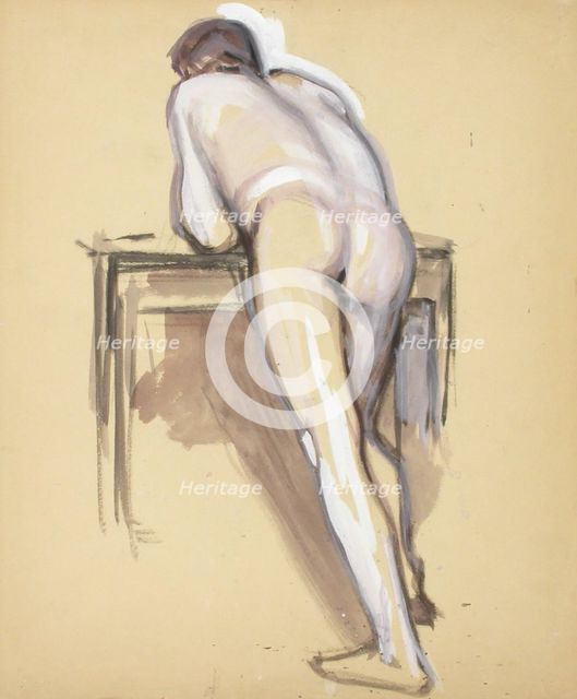 Naked practice, c1910s. Creator: Verner Thome.