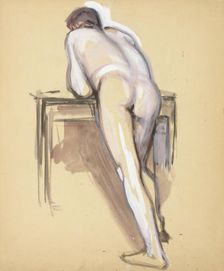 Naked practice, c1910s. Creator: Verner Thome