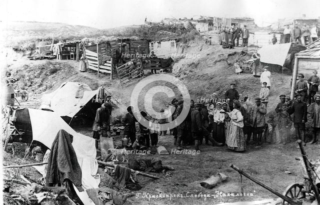 Nakhalovka Sloboda in Krasnoyarsk, 1896. Creator: Unknown.