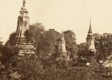 Nam-Vian - Tombeaux, 1866. Creator: Emile Gsell