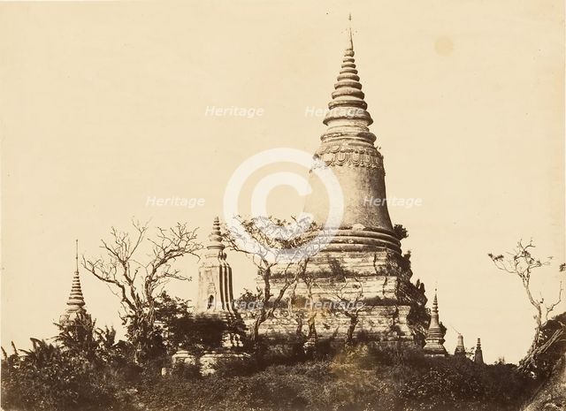 Nam-Vian - Tombeaux, 1866. Creator: Emile Gsell.