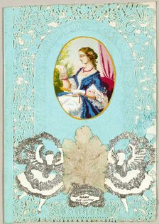 Name the Happy Day (valentine), c. 1864. Creator: Thomas Wood