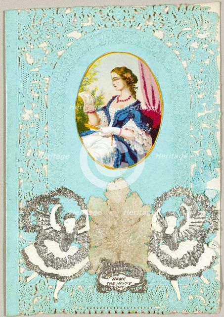 Name the Happy Day (valentine), c. 1864. Creator: Thomas Wood.