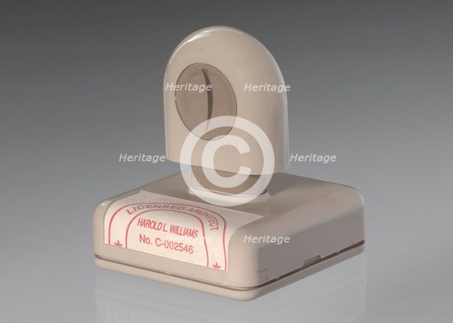 Name stamp for Harold L. Williams, late 20th-early 21st century. Creator: Identity Group, Inc..
