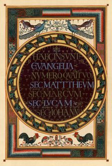 Names of the four Evangelists, c800 AD
