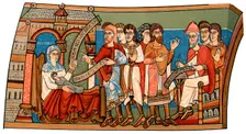 Naming of St John the Baptist, 12th century, (1892)