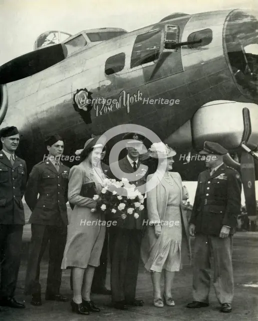 'Naming an American Bomber', 6 July 1944, (1947).  Creator: Unknown.