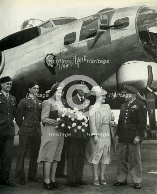 'Naming an American Bomber', 6 July 1944, (1947).  Creator: Unknown.