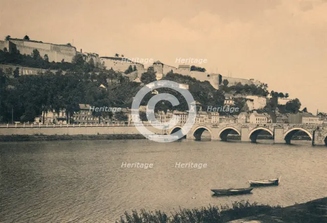 'Namur Citadelle et Pont de Jambes', c1900. Artist: Unknown.