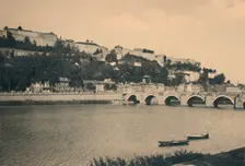 Namur Citadelle et Pont de Jambes c1900