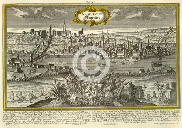 Namur, c1740.  Creator: Johann Georg Ringlin.