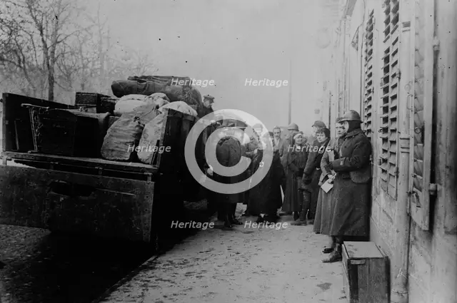 Nancy, Americans loading a camion, between c1915 and c1920. Creator: Bain News Service.