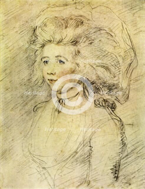 'Nancy Woodforde', late 18th-early 19th century, (1943). Creator: Samuel Woodforde.