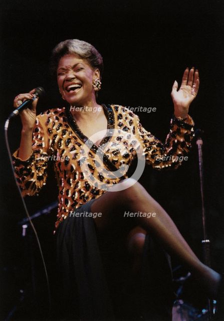 Nancy Wilson, London, 1990. Creator: Brian Foskett.