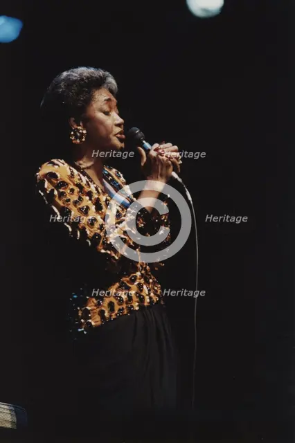 Nancy Wilson, London, 1990. Creator: Brian Foskett.