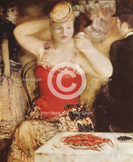 Nana (After Emile Zola novel Nana), 1934. Artist: Williams, Pyotr Vladimirovich (1902-1947)