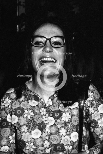 Nana Mouskouri, London, 1971.   Artist: Brian O'Connor.