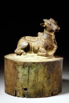 Nandi, the Bull Mount of Shiva, 15th century (?). Creator: Unknown