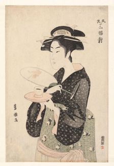 Naniwaya Okita, 1790-1800. Creator: Toyokuni, Utagawa (1769-1825)
