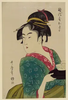 Naniwaya Okita, 1793. Creator: Utamaro, Kitagawa (1753-1806)
