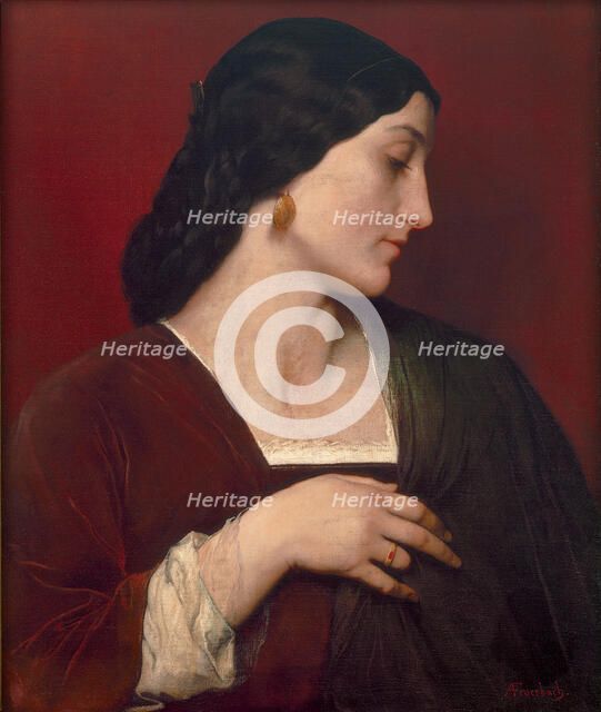 Nanna. Artist: Feuerbach, Anselm (1829-1880)