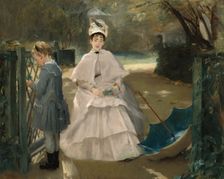 Nanny and Child, 1877/1878. Creator: Eva Gonzales
