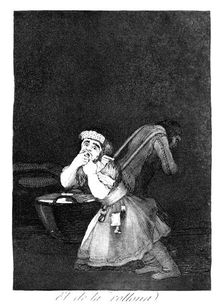 Nanny's boy 1799. Artist: Francisco Goya