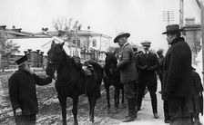 Nansen F. - polar Norwegian explorer before a trip to the vicinity of Krasnoyarsk, 1913. Creator: Unknown