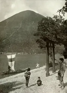 Nantai-Zan and Lake Chuzenji 1910. Creator: Herbert Ponting