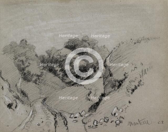 Nanterre, c1860. Artist: Camille Pissarro.