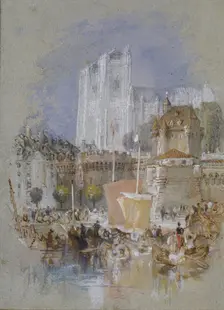 Nantes, 1826-1830. Artist: JMW Turner