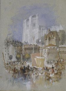 Nantes, 1826-1830. Artist: JMW Turner