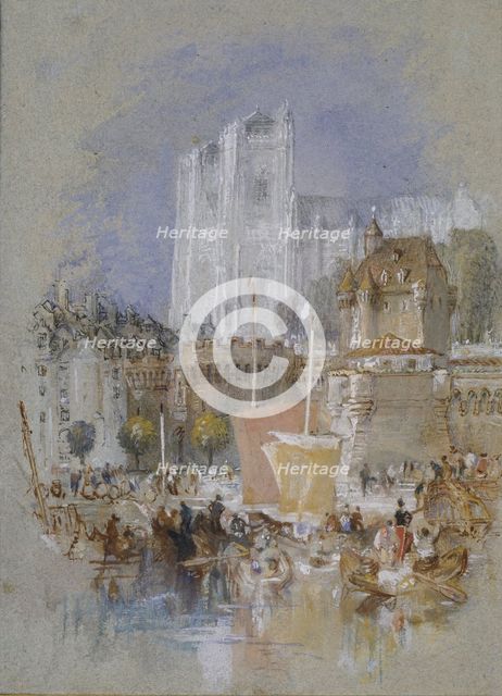 Nantes, 1826-1830. Artist: JMW Turner.