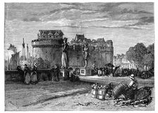 Nantes, on the Loire, France, c1890