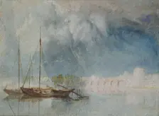 Nantes: Pont Pirmil, c1830. Artist: JMW Turner