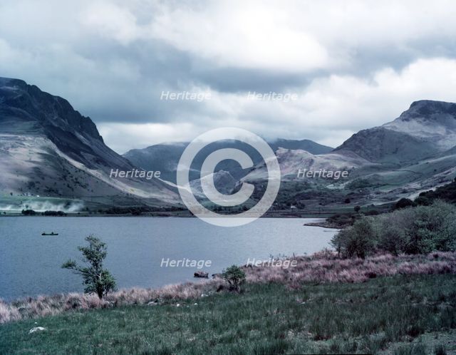 Nantle Lake, Rhyd-ddu, Caernarvon, Wales, c1955.  Creator: Arthur Charles Kirby Ware.